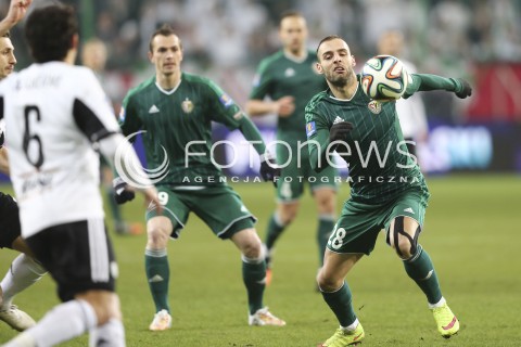  05.03.2015 WARSZAWA PILKA NOZNA<br />SEZON 2014/2015 FOOTBALL POLISH 1/4 PUCHAR POLSKI<br />MECZ LEGIA WARSZAWA - SLASK WROCLAW NA STADIONIE MARSZALKA JOZEFA PILSUDSKIEGO<br />N/Z FLAVIO PAIXAO<br /> 