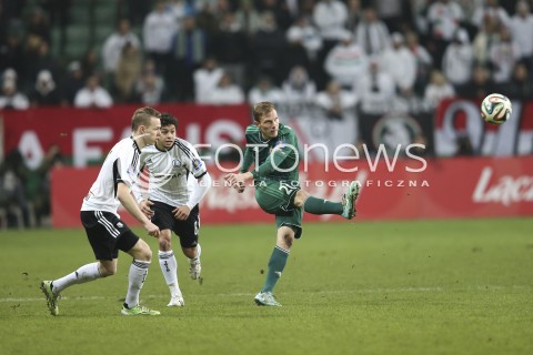  05.03.2015 WARSZAWA PILKA NOZNA<br />SEZON 2014/2015 FOOTBALL POLISH 1/4 PUCHAR POLSKI<br />MECZ LEGIA WARSZAWA - SLASK WROCLAW NA STADIONIE MARSZALKA JOZEFA PILSUDSKIEGO<br />N/Z LUKAS DROPPA<br /> 