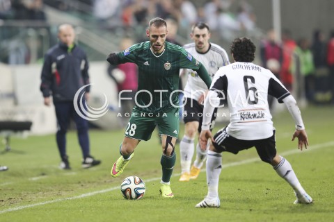 05.03.2015 WARSZAWA PILKA NOZNA<br />SEZON 2014/2015 FOOTBALL POLISH 1/4 PUCHAR POLSKI<br />MECZ LEGIA WARSZAWA - SLASK WROCLAW NA STADIONIE MARSZALKA JOZEFA PILSUDSKIEGO<br />N/Z FLAVIO PAIXAO GUILHERME COSTA MARQUES<br /> 