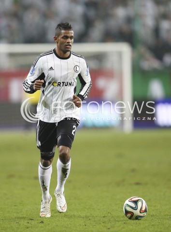  05.03.2015 WARSZAWA PILKA NOZNA<br />SEZON 2014/2015 FOOTBALL POLISH 1/4 PUCHAR POLSKI<br />MECZ LEGIA WARSZAWA - SLASK WROCLAW NA STADIONIE MARSZALKA JOZEFA PILSUDSKIEGO<br />N/Z DOSSA JUNIOR SYLWETKA<br /> 