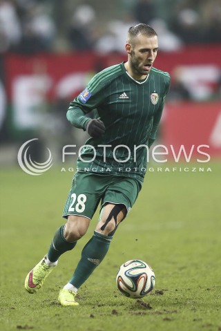  05.03.2015 WARSZAWA PILKA NOZNA<br />SEZON 2014/2015 FOOTBALL POLISH 1/4 PUCHAR POLSKI<br />MECZ LEGIA WARSZAWA - SLASK WROCLAW NA STADIONIE MARSZALKA JOZEFA PILSUDSKIEGO<br />N/Z FLAVIO PAIXAO SYLWETKA<br /> 