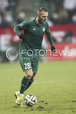  05.03.2015 WARSZAWA PILKA NOZNA<br />SEZON 2014/2015 FOOTBALL POLISH 1/4 PUCHAR POLSKI<br />MECZ LEGIA WARSZAWA - SLASK WROCLAW NA STADIONIE MARSZALKA JOZEFA PILSUDSKIEGO<br />N/Z FLAVIO PAIXAO SYLWETKA<br /> 