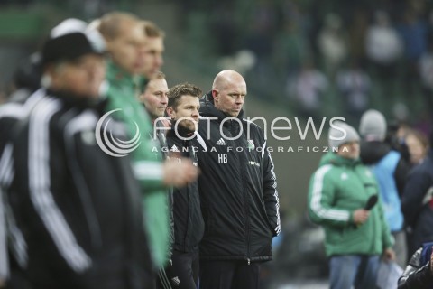  05.03.2015 WARSZAWA PILKA NOZNA<br />SEZON 2014/2015 FOOTBALL POLISH 1/4 PUCHAR POLSKI<br />MECZ LEGIA WARSZAWA - SLASK WROCLAW NA STADIONIE MARSZALKA JOZEFA PILSUDSKIEGO<br />N/Z TRENER LEGII HENNING BERG<br /> 