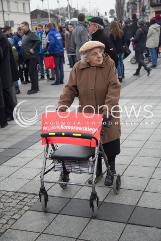  07.03.2015 PIASECZNO<br />PREZYDENT RP BRONISLAW KOMOROWSKI W PIASECZNIE<br />N/Z UCZESTNICZKA SPOTKANIA Z PREZYDENTEM RP<br /> 