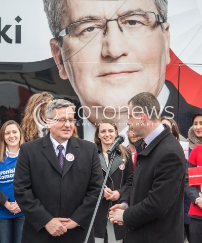  07.03.2015 PIASECZNO<br />PREZYDENT RP BRONISLAW KOMOROWSKI W PIASECZNIE<br />N/Z BRONISLAW KOMOROWSKI ZDZISLAW LIS<br /> 