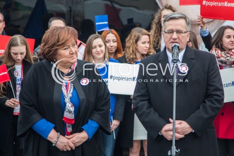  07.03.2015 PIASECZNO<br />PREZYDENT RP BRONISLAW KOMOROWSKI W PIASECZNIE<br />N/Z BRONISLAW KOMOROWSKI ANNA KOMOROWSKA <br /> 