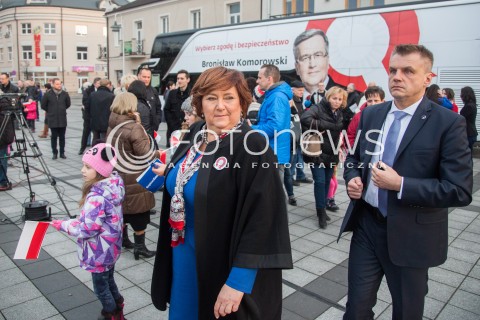  07.03.2015 PIASECZNO<br />PREZYDENT RP BRONISLAW KOMOROWSKI W PIASECZNIE<br />N/Z ANNA KOMOROWSKA<br /> 