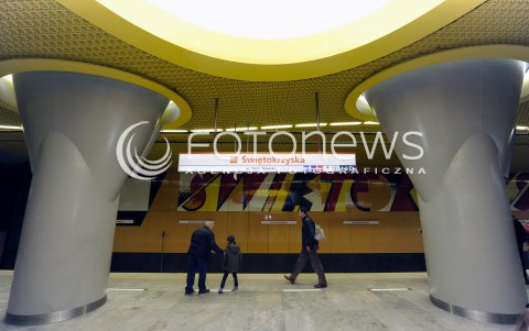  08.03.2015 WARSZAWA <br />OTWARCIE DRUGIEJ LINII METRA<br />N/Z PERON METRA<br /> 