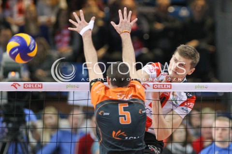  08.03.2015 RZESZOW<br />SIATKOWKA PLUSLIGA 2014/2015 MEN VOLLEYBALL POLAND POLISH PLUS LIGA LEAGUE SEASON 2014/2015<br />MECZ ASSECO RESOVIA - JASTRZEBSKI WEGIEL<br />N/Z PIOTR NOWAKOWSKI <br /> 
