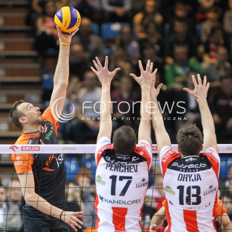  08.03.2015 RZESZOW<br />SIATKOWKA PLUSLIGA 2014/2015 MEN VOLLEYBALL POLAND POLISH PLUS LIGA LEAGUE SEASON 2014/2015<br />MECZ ASSECO RESOVIA - JASTRZEBSKI WEGIEL<br />N/Z MICHAL LASKO <br /> 