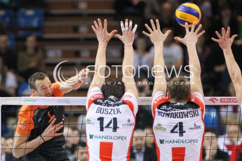  08.03.2015 RZESZOW<br />SIATKOWKA PLUSLIGA 2014/2015 MEN VOLLEYBALL POLAND POLISH PLUS LIGA LEAGUE SEASON 2014/2015<br />MECZ ASSECO RESOVIA - JASTRZEBSKI WEGIEL<br />N/Z MICHAL LASKO <br /> 