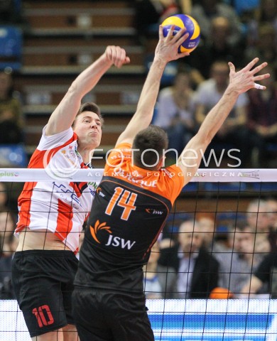  08.03.2015 RZESZOW<br />SIATKOWKA PLUSLIGA 2014/2015 MEN VOLLEYBALL POLAND POLISH PLUS LIGA LEAGUE SEASON 2014/2015<br />MECZ ASSECO RESOVIA - JASTRZEBSKI WEGIEL<br />N/Z JOCHEN SCHOPS <br /> 