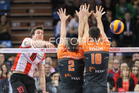  08.03.2015 RZESZOW<br />SIATKOWKA PLUSLIGA 2014/2015 MEN VOLLEYBALL POLAND POLISH PLUS LIGA LEAGUE SEASON 2014/2015<br />MECZ ASSECO RESOVIA - JASTRZEBSKI WEGIEL<br />N/Z JOCHEN SCHOPS <br /> 