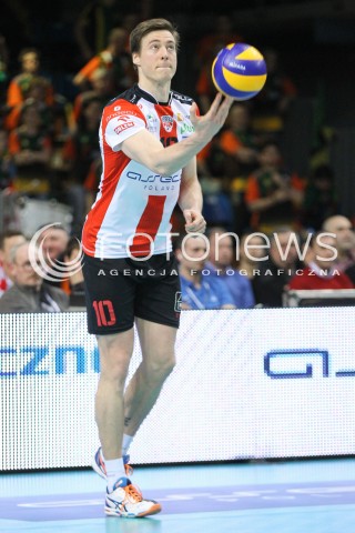  08.03.2015 RZESZOW<br />SIATKOWKA PLUSLIGA 2014/2015 MEN VOLLEYBALL POLAND POLISH PLUS LIGA LEAGUE SEASON 2014/2015<br />MECZ ASSECO RESOVIA - JASTRZEBSKI WEGIEL<br />N/Z JOCHEN SCHOPS SYLWETKA <br /> 