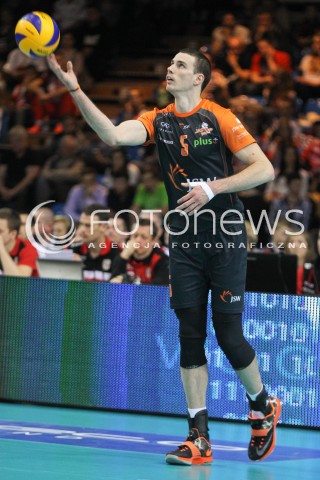  08.03.2015 RZESZOW<br />SIATKOWKA PLUSLIGA 2014/2015 MEN VOLLEYBALL POLAND POLISH PLUS LIGA LEAGUE SEASON 2014/2015<br />MECZ ASSECO RESOVIA - JASTRZEBSKI WEGIEL<br />N/Z ALEN PAJENK SYLWETKA <br /> 