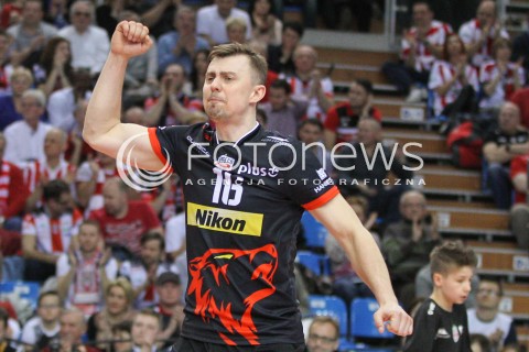  08.03.2015 RZESZOW<br />SIATKOWKA PLUSLIGA 2014/2015 MEN VOLLEYBALL POLAND POLISH PLUS LIGA LEAGUE SEASON 2014/2015<br />MECZ ASSECO RESOVIA - JASTRZEBSKI WEGIEL<br />N/Z KRZYSZTOF IGNACZAK RADOSC EMOCJE SYLWETKA <br /> 