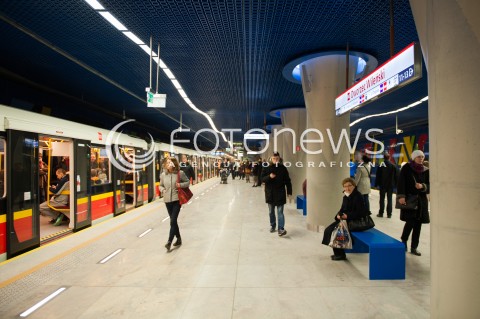  08.03.2015 WARSZAWA<br />OTWARCIE II LINI METRA <br />N/Z STACJA METRA DWORZEC WILENSKI<br /> 