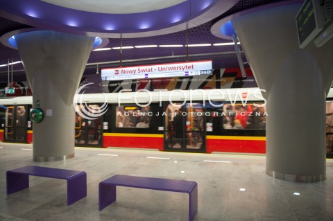  08.03.2015 WARSZAWA<br />OTWARCIE II LINI METRA <br />N/Z STACJA NOWU SWIAT UNIWERSYTET<br /> 