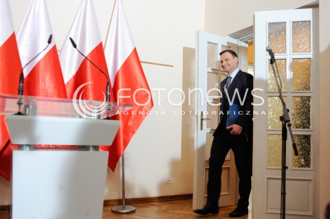  09.03.2015 WARSZAWA <br />KONFERENCJA ANDRZEJA DUDY<br />N/Z ANDRZEJ DUDA<br /> 