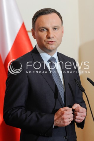  09.03.2015 WARSZAWA <br />KONFERENCJA ANDRZEJA DUDY<br />N/Z ANDRZEJ DUDA<br /> 