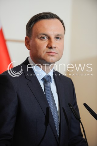  09.03.2015 WARSZAWA <br />KONFERENCJA ANDRZEJA DUDY<br />N/Z ANDRZEJ DUDA<br /> 