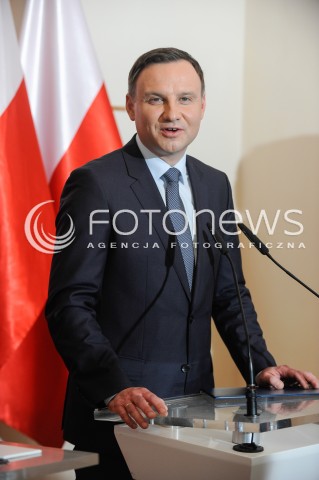  09.03.2015 WARSZAWA <br />KONFERENCJA ANDRZEJA DUDY<br />N/Z ANDRZEJ DUDA<br /> 