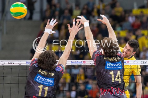  11.03.2015 LODZ POLAND<br />
SIATKOWKA LIGA MISTRZOW MEN CEV VOLLEYBALL CHAMPIONS LEAGUE 2014/2015<br />
MATCH PGE SKRA BELCHATOW - SIR SAFETY PERUGIA<br />
N/Z FACUNDO CONTE<br />
 
