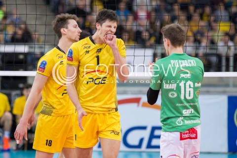  11.03.2015 LODZ POLAND<br />
SIATKOWKA LIGA MISTRZOW MEN CEV VOLLEYBALL CHAMPIONS LEAGUE 2014/2015<br />
MATCH PGE SKRA BELCHATOW - SIR SAFETY PERUGIA<br />
N/Z RADOSC EMOCJE WYGRANA<br />
 