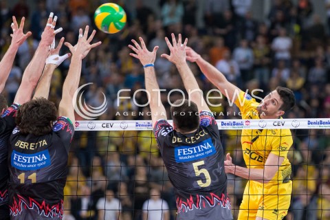  11.03.2015 LODZ POLAND<br />
SIATKOWKA LIGA MISTRZOW MEN CEV VOLLEYBALL CHAMPIONS LEAGUE 2014/2015<br />
MATCH PGE SKRA BELCHATOW - SIR SAFETY PERUGIA<br />
N/Z FACUNDO CONTE<br />
 