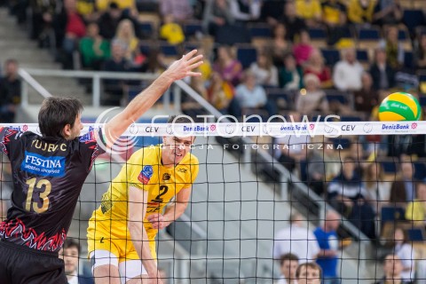  11.03.2015 LODZ POLAND<br />
SIATKOWKA LIGA MISTRZOW MEN CEV VOLLEYBALL CHAMPIONS LEAGUE 2014/2015<br />
MATCH PGE SKRA BELCHATOW - SIR SAFETY PERUGIA<br />
N/Z MARIUSZ WLAZLY<br />
 