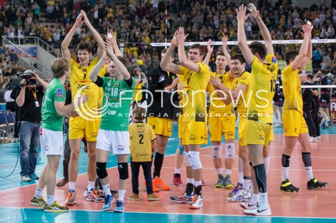  11.03.2015 LODZ POLAND<br />
SIATKOWKA LIGA MISTRZOW MEN CEV VOLLEYBALL CHAMPIONS LEAGUE 2014/2015<br />
MATCH PGE SKRA BELCHATOW - SIR SAFETY PERUGIA<br />
N/Z RADOSC EMOCJE WYGRANA<br />
 