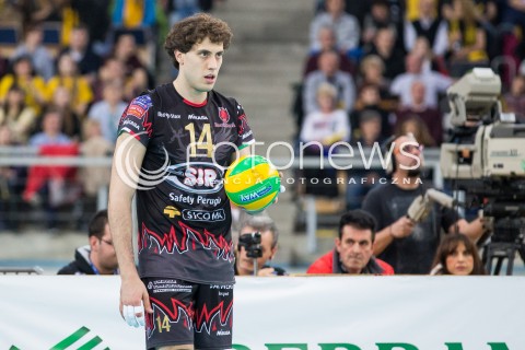  11.03.2015 LODZ POLAND<br />
SIATKOWKA LIGA MISTRZOW MEN CEV VOLLEYBALL CHAMPIONS LEAGUE 2014/2015<br />
MATCH PGE SKRA BELCHATOW - SIR SAFETY PERUGIA<br />
N/Z SYLWETKA ALEKSANDAR ATANAASIJEVIC<br />
 