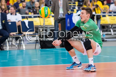  11.03.2015 LODZ POLAND<br />
SIATKOWKA LIGA MISTRZOW MEN CEV VOLLEYBALL CHAMPIONS LEAGUE 2014/2015<br />
MATCH PGE SKRA BELCHATOW - SIR SAFETY PERUGIA<br />
N/Z KACPER PIECHOCKI<br />
 