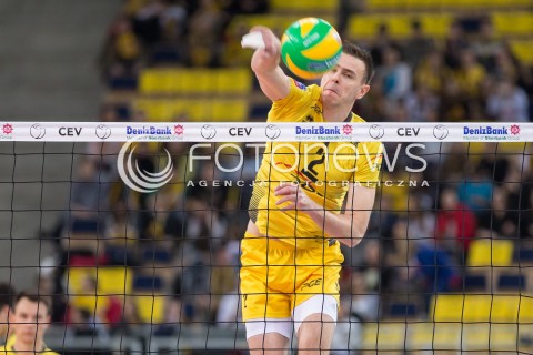  11.03.2015 LODZ POLAND<br />
SIATKOWKA LIGA MISTRZOW MEN CEV VOLLEYBALL CHAMPIONS LEAGUE 2014/2015<br />
MATCH PGE SKRA BELCHATOW - SIR SAFETY PERUGIA<br />
N/Z SYLWETKA MARIUSZ WLAZLY<br />
 