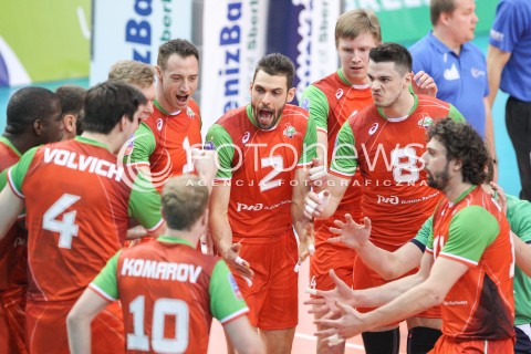  11.03.2015 RZESZOW POLAND<br />SIATKOWKA LIGA MISTRZOW MEN CEV VOLLEYBALL CHAMPIONS LEAGUE 2014/2015 <br />MATCH ASSECO RESOVIA - LOKOMOTIV NOWOSYBIRSK <br />N/Z LUKAS DIVIS PAVEL MOROZ DAVID LEE RADOSC MOTYWACJA EMOCJE<br /> 