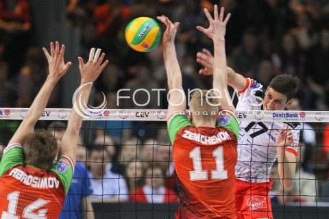  11.03.2015 RZESZOW POLAND<br />SIATKOWKA LIGA MISTRZOW MEN CEV VOLLEYBALL CHAMPIONS LEAGUE 2014/2015 <br />MATCH ASSECO RESOVIA - LOKOMOTIV NOWOSYBIRSK <br />N/Z NIKOLAY PENCZEV ( PENCHEV ) <br /> 