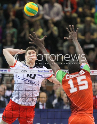  11.03.2015 RZESZOW POLAND<br />SIATKOWKA LIGA MISTRZOW MEN CEV VOLLEYBALL CHAMPIONS LEAGUE 2014/2015 <br />MATCH ASSECO RESOVIA - LOKOMOTIV NOWOSYBIRSK <br />N/Z JOCHEN SCHOPS <br /> 
