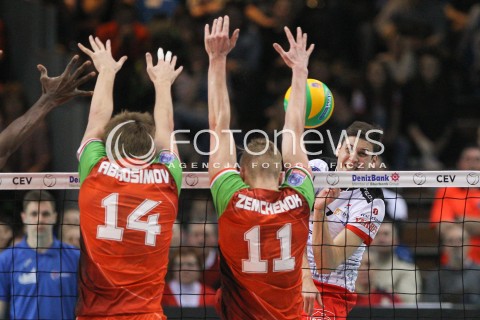  11.03.2015 RZESZOW POLAND<br />SIATKOWKA LIGA MISTRZOW MEN CEV VOLLEYBALL CHAMPIONS LEAGUE 2014/2015 <br />MATCH ASSECO RESOVIA - LOKOMOTIV NOWOSYBIRSK <br />N/Z NIKOLAY PENCZEV ( PENCHEV ) <br /> 