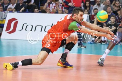  11.03.2015 RZESZOW POLAND<br />SIATKOWKA LIGA MISTRZOW MEN CEV VOLLEYBALL CHAMPIONS LEAGUE 2014/2015 <br />MATCH ASSECO RESOVIA - LOKOMOTIV NOWOSYBIRSK <br />N/Z LUKAS DIVIS <br /> 