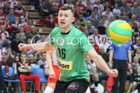  11.03.2015 RZESZOW POLAND<br />SIATKOWKA LIGA MISTRZOW MEN CEV VOLLEYBALL CHAMPIONS LEAGUE 2014/2015 <br />MATCH ASSECO RESOVIA - LOKOMOTIV NOWOSYBIRSK <br />N/Z KRZYSZTOF IGNACZAK RADOSC EMOCJE SYLWETKA <br /> 