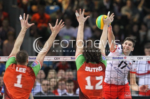  11.03.2015 RZESZOW POLAND<br />SIATKOWKA LIGA MISTRZOW MEN CEV VOLLEYBALL CHAMPIONS LEAGUE 2014/2015 <br />MATCH ASSECO RESOVIA - LOKOMOTIV NOWOSYBIRSK <br />N/Z NIKOLAY PENCZEV ( PENCHEV ) <br /> 