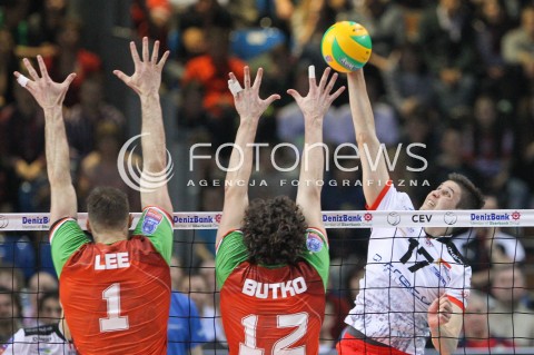  11.03.2015 RZESZOW POLAND<br />SIATKOWKA LIGA MISTRZOW MEN CEV VOLLEYBALL CHAMPIONS LEAGUE 2014/2015 <br />MATCH ASSECO RESOVIA - LOKOMOTIV NOWOSYBIRSK <br />N/Z NIKOLAY PENCZEV ( PENCHEV ) <br /> 