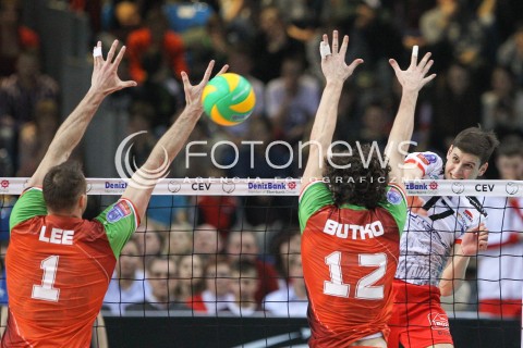  11.03.2015 RZESZOW POLAND<br />SIATKOWKA LIGA MISTRZOW MEN CEV VOLLEYBALL CHAMPIONS LEAGUE 2014/2015 <br />MATCH ASSECO RESOVIA - LOKOMOTIV NOWOSYBIRSK <br />N/Z NIKOLAY PENCZEV ( PENCHEV ) <br /> 