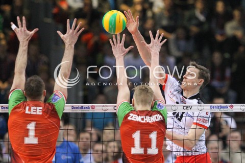  11.03.2015 RZESZOW POLAND<br />SIATKOWKA LIGA MISTRZOW MEN CEV VOLLEYBALL CHAMPIONS LEAGUE 2014/2015 <br />MATCH ASSECO RESOVIA - LOKOMOTIV NOWOSYBIRSK <br />N/Z JOCHEN SCHOPS <br /> 