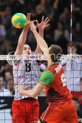  11.03.2015 RZESZOW POLAND<br />SIATKOWKA LIGA MISTRZOW MEN CEV VOLLEYBALL CHAMPIONS LEAGUE 2014/2015 <br />MATCH ASSECO RESOVIA - LOKOMOTIV NOWOSYBIRSK <br />N/Z MARKO IVOVIC <br /> 