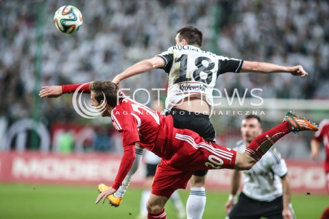  15.03.2015 WARSZAWA PILKA NOZNA<br />SEZON 2014/2015 FOOTBALL POLISH T-MOBILE EKSTRAKLASA<br />MECZ LEGIA WARSZAWA - WISLA KRAKOW NA STADIONIE MARSZALKA JOZEFA PILSUDSKIEGO<br />N/Z MICHAL KUCHARCZYK BOBAN JOVIC<br /> 
