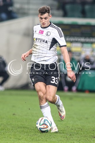  15.03.2015 WARSZAWA PILKA NOZNA<br />SEZON 2014/2015 FOOTBALL POLISH T-MOBILE EKSTRAKLASA<br />MECZ LEGIA WARSZAWA - WISLA KRAKOW NA STADIONIE MARSZALKA JOZEFA PILSUDSKIEGO<br />N/Z MICHAL ZYRO<br /> 