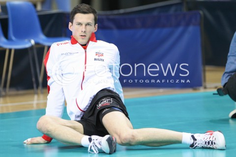  20.03.2015 RZESZOW<br />SIATKOWKA PLUSLIGA 2014/2015 MEN VOLLEYBALL POLAND POLISH PLUS LIGA LEAGUE SEASON 2014/2015 - POLFINAL MECZ NR 3.<br />MECZ ASSECO RESOVIA - JASTRZEBSKI WEGIEL<br />N/Z RAFAL BUSZEK SYLWETKA <br /> 