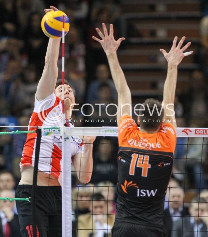  20.03.2015 RZESZOW<br />SIATKOWKA PLUSLIGA 2014/2015 MEN VOLLEYBALL POLAND POLISH PLUS LIGA LEAGUE SEASON 2014/2015 - POLFINAL MECZ NR 3.<br />MECZ ASSECO RESOVIA - JASTRZEBSKI WEGIEL<br />N/Z JOCHEN SCHOPS <br /> 