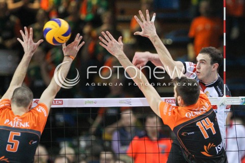  20.03.2015 RZESZOW<br />SIATKOWKA PLUSLIGA 2014/2015 MEN VOLLEYBALL POLAND POLISH PLUS LIGA LEAGUE SEASON 2014/2015 - POLFINAL MECZ NR 3.<br />MECZ ASSECO RESOVIA - JASTRZEBSKI WEGIEL<br />N/Z MARKO IVOVIC <br /> 